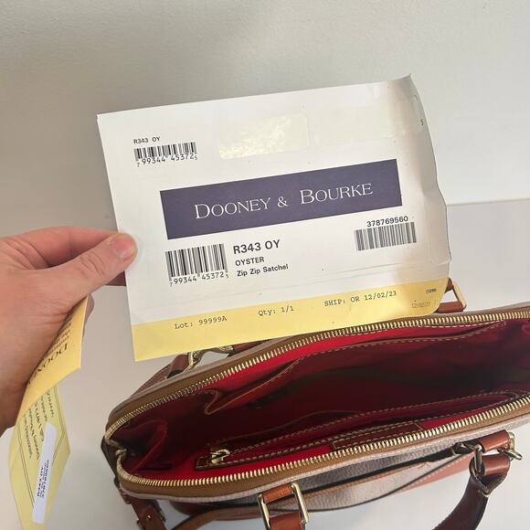 Dooney & Bourke Zip Zip Satchel Purse - Picture 9 of 9